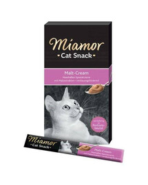 MIAMOR Cat Cream sladová pasta 6x 15 ml