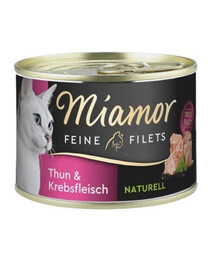 MIAMOR Feline Filets filety z tuniaka a krabov v omáčke 156 g