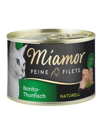 MIAMOR Feline Filets bonito tuniak vo vlastnej šťave 156 g