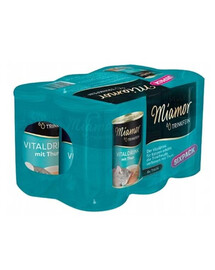 MIAMOR Trinkfein polievka s tuniakom pre mačky 6x 135 ml