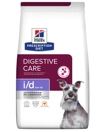 HILL'S Prescripton Diét I/D Low Fat Digestive Care granule pre psov s poruchami trávenia 1,5 kg
