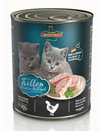 LEONARDO Quality Selection Kitten konzerva pre mačiatka s hydinou 800 g