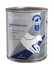 TROVET Unique Protein UPR pre psov/mačky s králičím mäsom 800 g