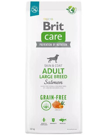 Brit care dog grain-free adult lososové granule veľkých plemien pre dospelých psov veľkých plemien 12 kg