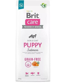 Brit Care Dog bezobilné granule s lososom pre šteňatá 12 kg