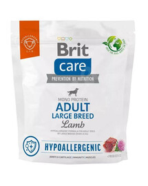 Brit care dog hypoallergenic adult large breed lamb granule pre dospelých psov veľkých plemien 1 kg