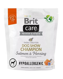 Brit care dog hypoallergenic dog show champion granule pre dospelých výstavné psy 1 kg