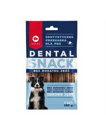 MACED Dental Snack bez prídavku cereálií 180 g / 7 ks pre psov