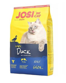 Josera JosiCat Crispy Duck 650 g granule pre dospelé mačky
