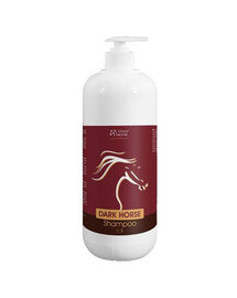 ŠampónDARK HORSE Shampoo 1l zosilňujúci farebný šampón pre kone s čiernou a tmavou srsťou