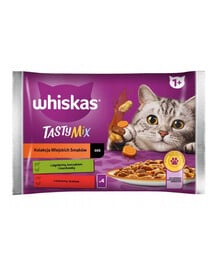 Whiskas Tasty Mix sada kapsičiek pre mačky 4x 85 g