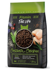 FITMIN Cat For Life Castrate Chicken granule pre kastrované mačky 8 kg