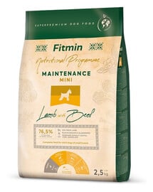 FITMIN Dog Mini Maintenance Lamb&Beef granule pre psov s jahňacím a hovädzím mäsom 2,5 kg