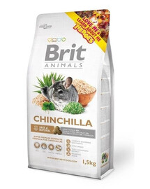 Brit Animals Chinchilla Safe & Natural krmivo pre činčily 1,5 kg