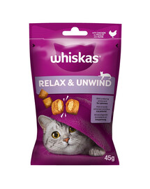 WHISKAS Relaks i Odprężenie 45 g przysmak z kurczakiem dla kota