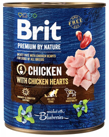 BRIT Premium by Nature Chicken and Hearts 800 g