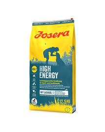 JOSERA High Energy pre dospelých športových, úžitkových a pracovných psov 12,5kg
