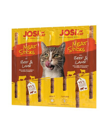 JOSERA JosiCat Meat Sticks s jehněčím a hovězím masem 35g