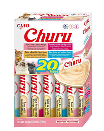 INABA Churu Variety Seafood Morské plody pre mačky multibox 20x14 g (280 g)