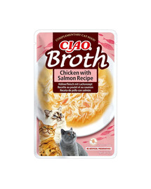 INABA CIAO Broth Bulion Chicken & Salmon 40g