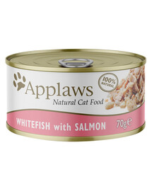 APPLAWS Cat Whitefish and Salmon Biela ryba a losos 70g
