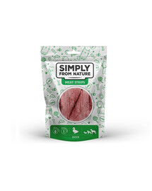 SIMPLY FROM NATURE Meat Strips Mięsne paski z kaczki dla psów 3x80 g