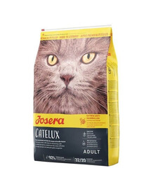 JOSERA Cat catelux pre náročné mačky alebo pre mačky so sklonmi k tvorbe chlpových bezoárov 10 kg + udica pre mačky ZADARMO