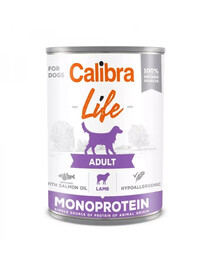 CALIBRA Dog Life Adult Lamb 400 g z jagnięciną