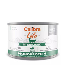 CALIBRA Cat Life Sterilised Duck 200 g