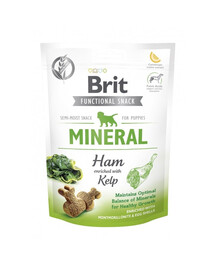 BRIT Care Dog Functional Snack Mineral Ham 150g maškrta so šunkou a riasami pre šteniata
