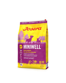 JOSERA Miniwell 10kg + Meatlovers 400g & Denties 180g ZADARMO