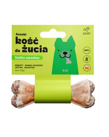 AZANKI Kość z insektami i jeżyną dla psa S/M 12cm