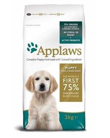 APPLAWS Puppy Small Medium Chicken 3x2 kg + Taste Toppers Kuracie prsia vo vývare 6x156g ZADARMO