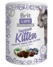 BRIT Care Cat Snack Superfruits Kitten pochúťka pre mačiatka 6x100g
