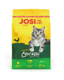 JOSERA JosiCat Crunchy Chicken 10kg + 1,9 kg ZADARMO