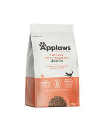 Applaws Complete Cat Food Adult Cat Chicken with Extra Salmon 7,5 kg - suché krmivo pro dospělé kočky kuře s lososem 7,5 kg