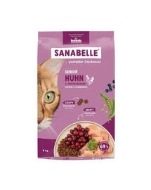 SANABELLE Senior Kurczak 8 kg dla dorosłych i starszych kotów