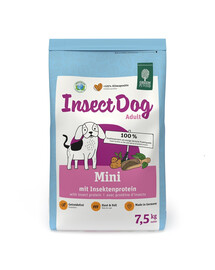 GREEN PETFOOD InsectDog Mini 7,5 kg krmivo s hmyzom pre malých psov