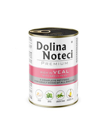 DOLINA NOTECI Premium Bogata w cielęcinę z zielonym groszkiem 400 g