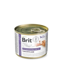 BRIT Veterinary Diet Grain Free Gastrointestinal low fat 200 g tuniak s jahňacinou pre psa s citlivým tráviacim systémom a sklony k obezite