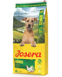 JOSERA Senior Balance 12,5kg dla starszych psów z niską zawartością tłuszczu