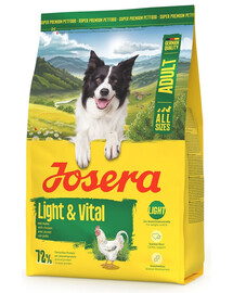JOSERA Light Vital 3kg dla psów wspomagająca kontrolę masy ciała