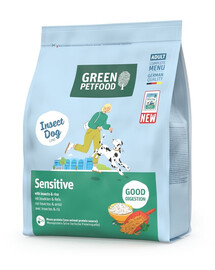 GREEN PETFOOD InsectDog Sensitive 900g dla wrażliwych psów z owadami i ryżem