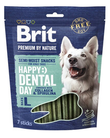 BRIT Premium Dog Dental Semi-moist Snack L 250 g dentálny snack pre stredné a veľké psy