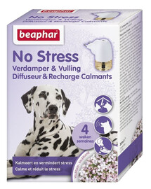 BEAPHAR No Stress Difúzor + Náhradná náplň 30 ml - uklinujúci aromatizér pre psov