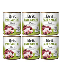 BRIT Pate&Meat Duck 6x800 g