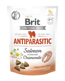 BRIT Care Dog Functional snack Antiparasitic 150g pochúťka s lososom proti parazitom