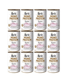 BRIT Mono Protein Rabbit 12x400 g monoproteinowa karma królik