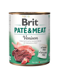 BRIT Pate&Meat Mix príchutí 24x800 g paštéta pre psov