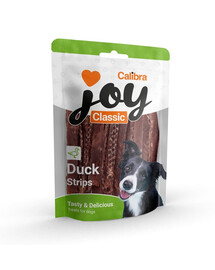 CALIBRA Dog Joy Classic Duck Strips 250 g półwilgotne paski z kaczki